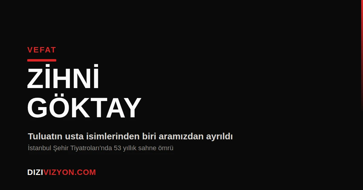 Zihni Göktay: Tuluatın Son Büyük Ustalarından Biri Aramızdan Ayrıldı
